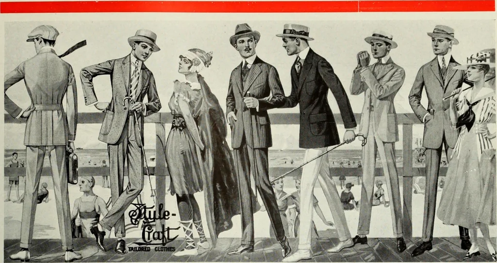 An illustration from Men's wear of Canada (January-December 1916), 1916, leaf 226