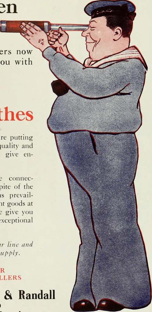 An illustration from Men's wear of Canada (January-December 1916), 1916, leaf 230
