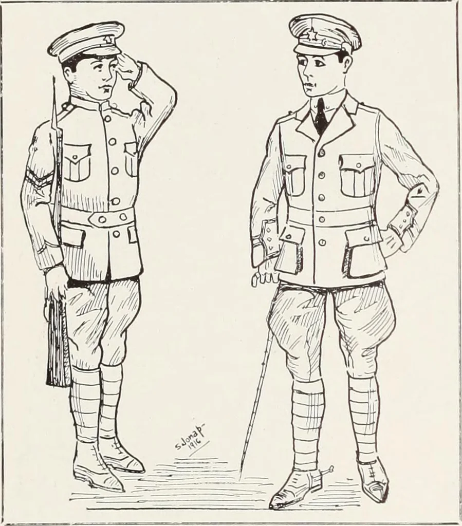 An illustration from Men's wear of Canada (January-December 1916), 1916, leaf 231