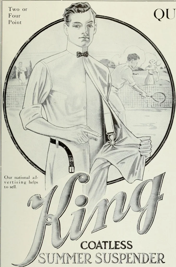 An illustration from Men's wear of Canada (January-December 1916), 1916, leaf 232