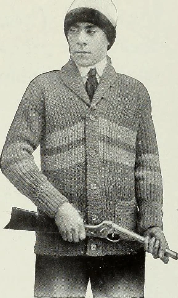 An illustration from Men's wear of Canada (January-December 1916), 1916, leaf 236