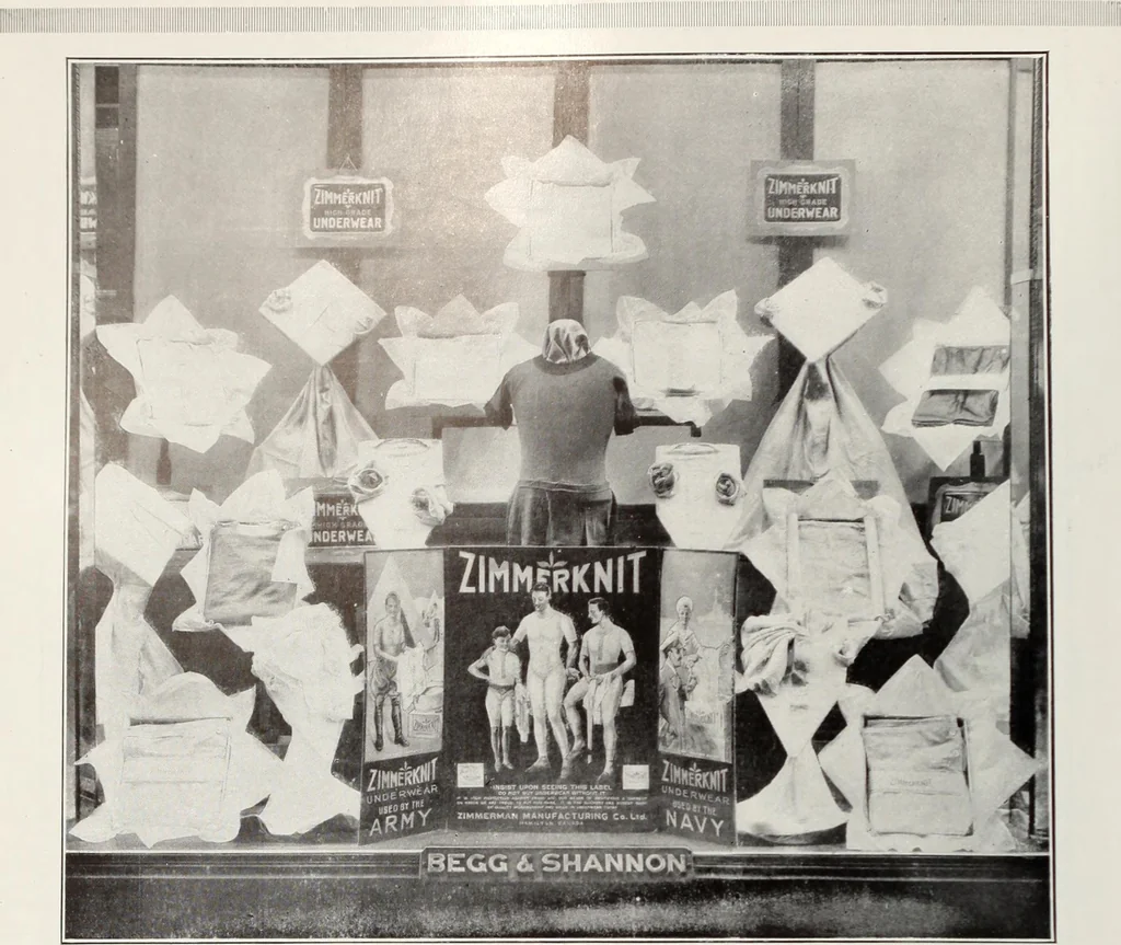 An illustration from Men's wear of Canada (January-December 1916), 1916, leaf 243
