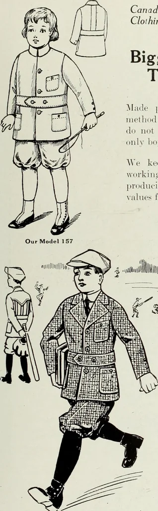 An illustration from Men's wear of Canada (January-December 1916), 1916, leaf 244