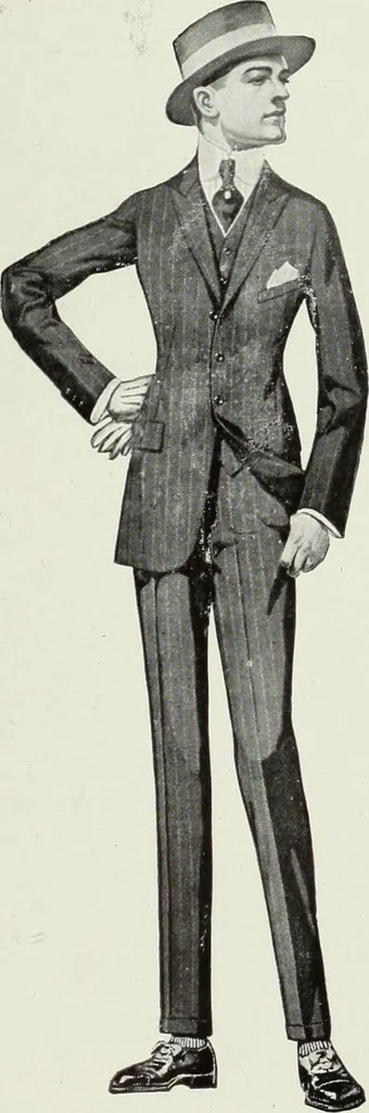 An illustration from Men's wear of Canada (January-December 1916), 1916, leaf 256