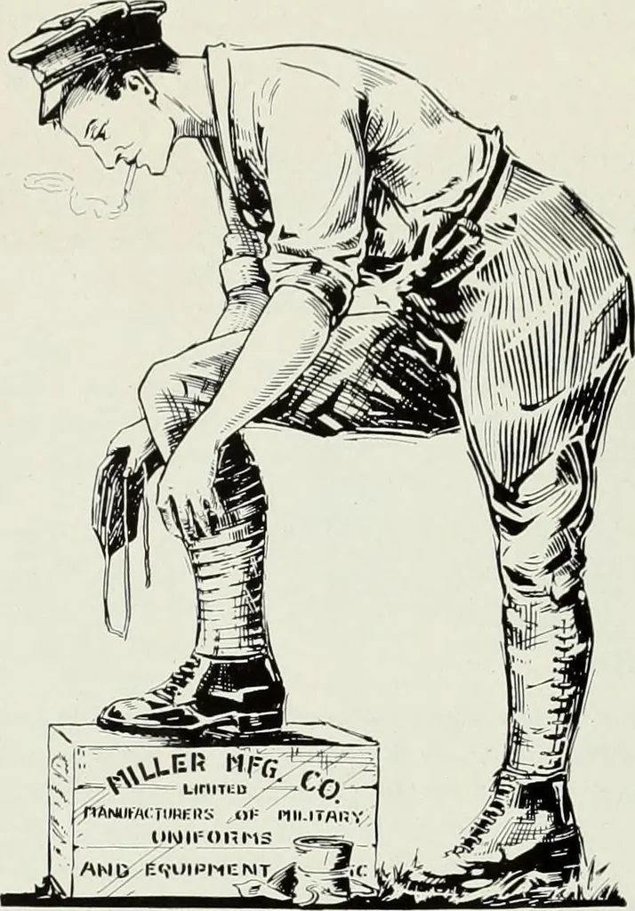 An illustration from Men's wear of Canada (January-December 1916), 1916, leaf 276
