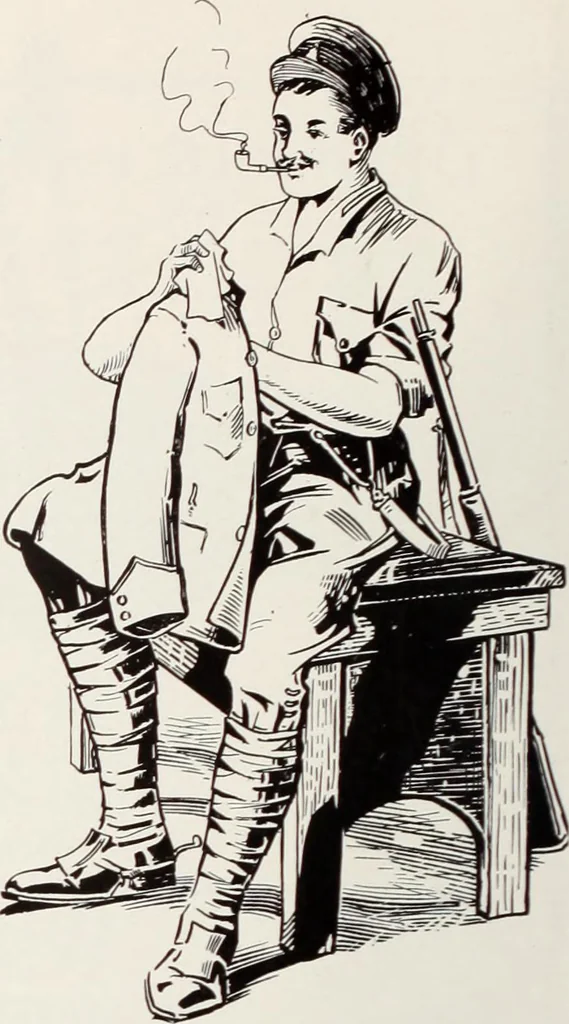 An illustration from Men's wear of Canada (January-December 1916), 1916, leaf 281