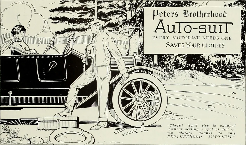 An illustration from Men's wear of Canada (January-December 1916), 1916, leaf 300