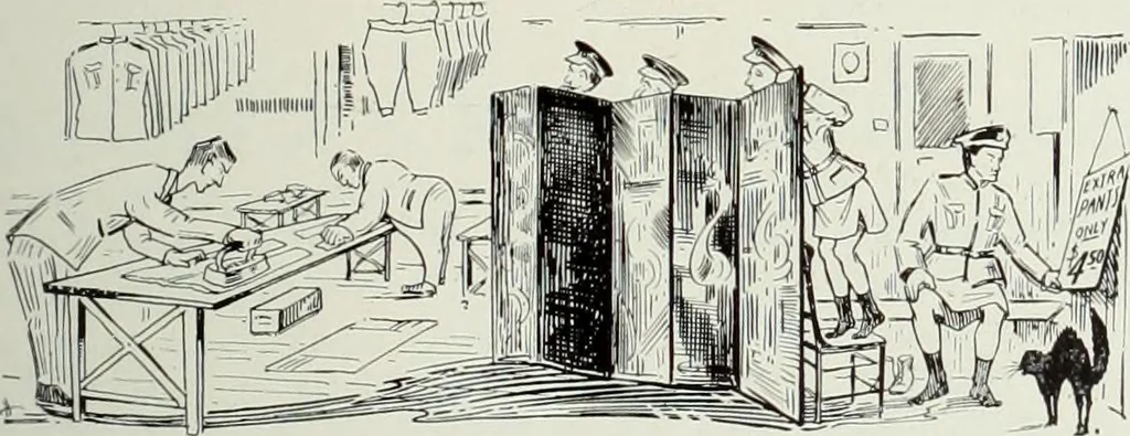An illustration from Men's wear of Canada (January-December 1916), 1916, leaf 320