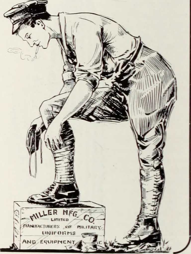 An illustration from Men's wear of Canada (January-December 1916), 1916, leaf 347