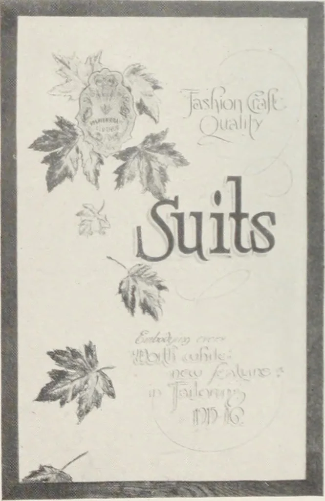 An illustration from Men's wear of Canada (January-December 1916), 1916, leaf 35