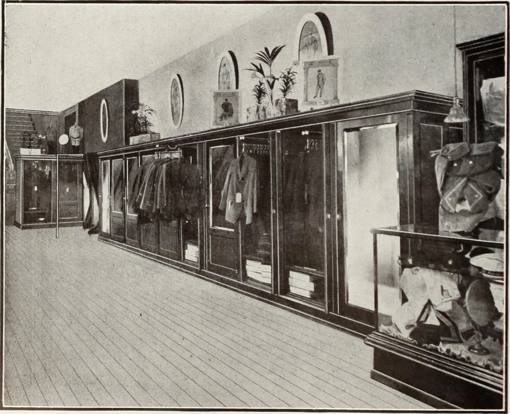 An illustration from Men's wear of Canada (January-December 1916), 1916, leaf 355