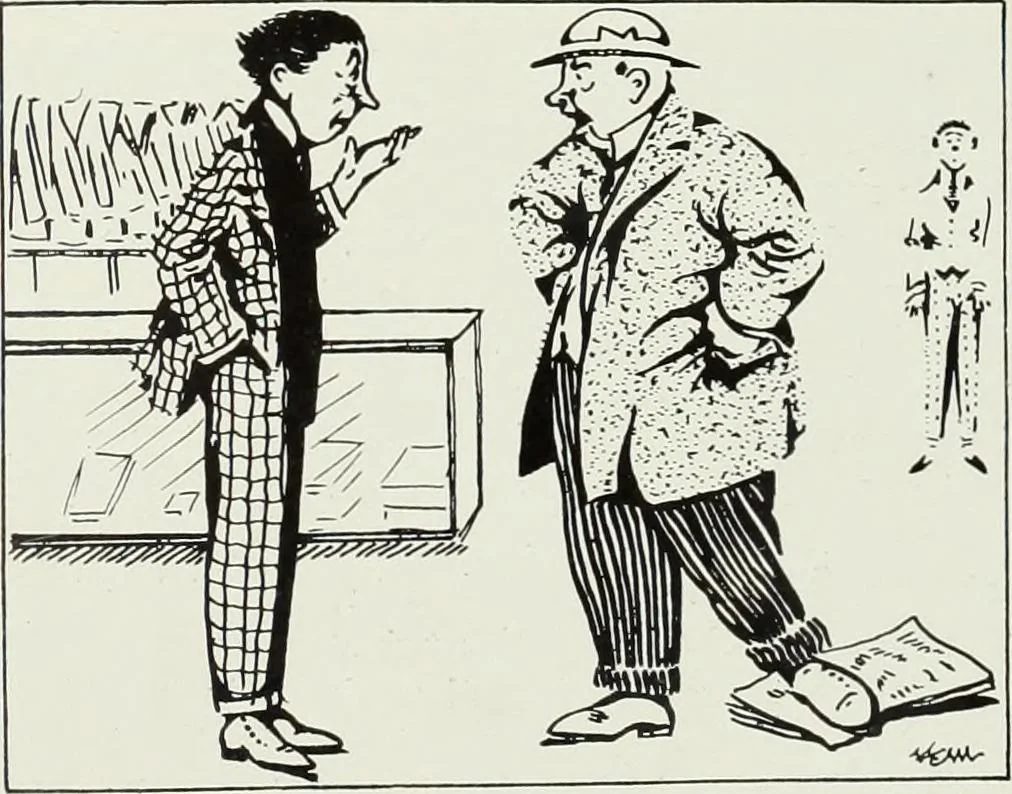 An illustration from Men's wear of Canada (January-December 1916), 1916, leaf 40