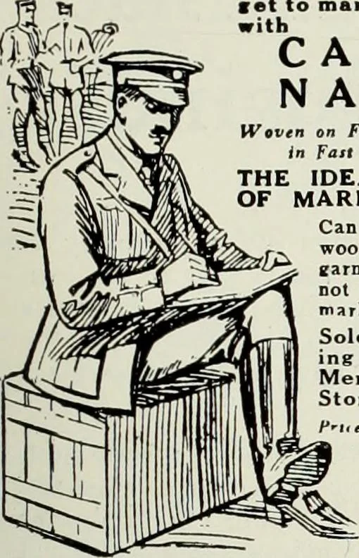 An illustration from Men's wear of Canada (January-December 1916), 1916, leaf 408