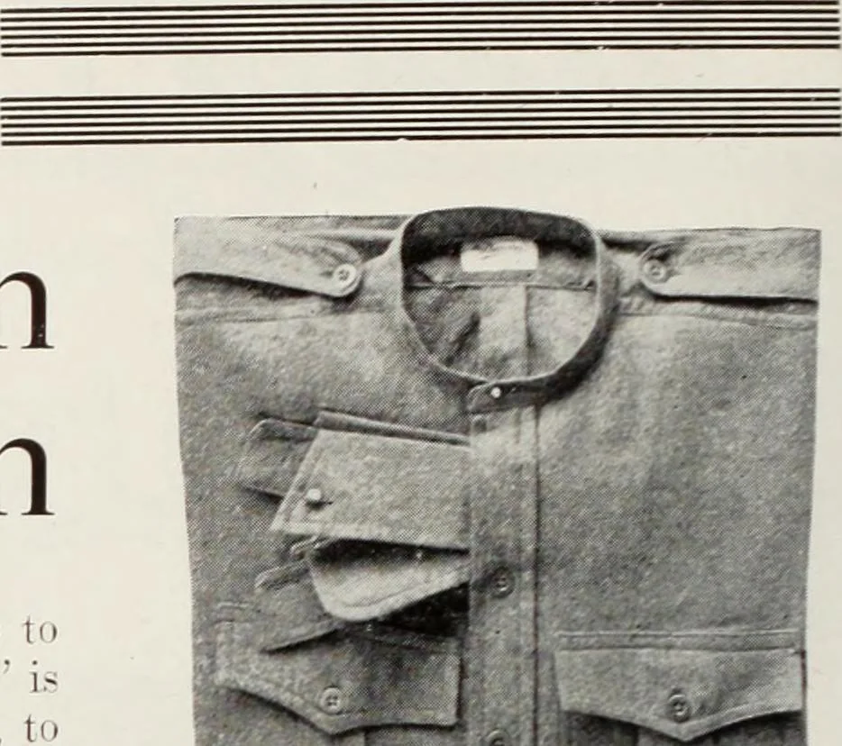 An illustration from Men's wear of Canada (January-December 1916), 1916, leaf 421