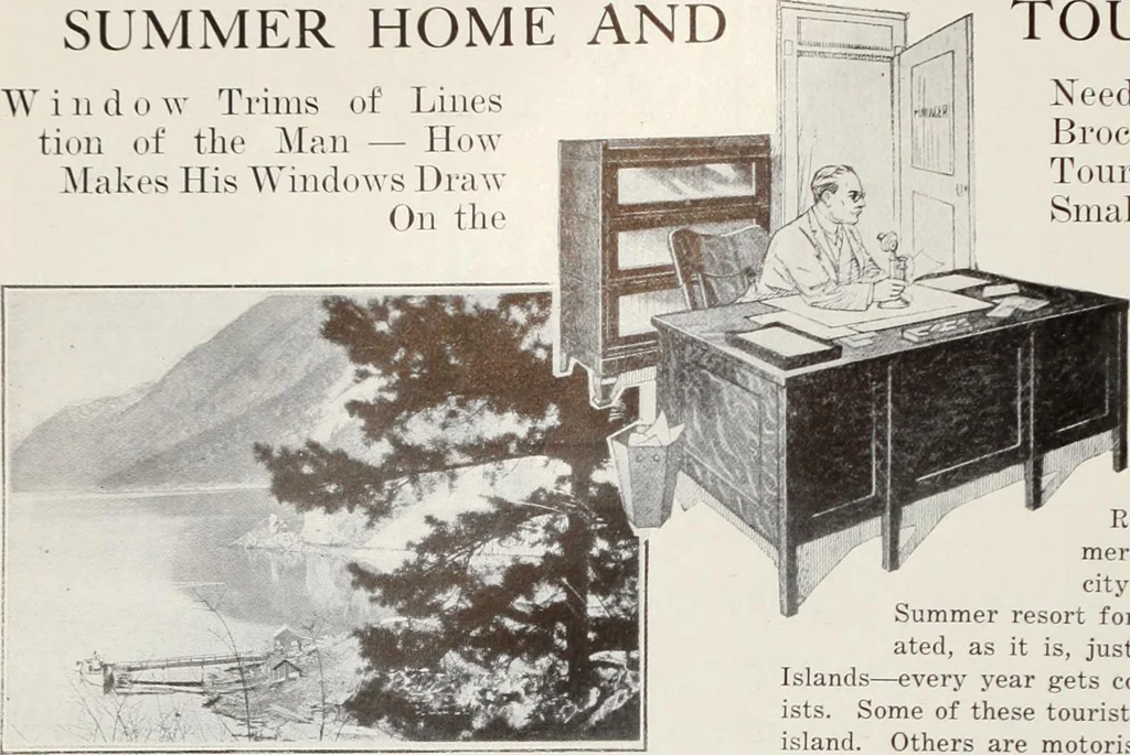An illustration from Men's wear of Canada (January-December 1916), 1916, leaf 433
