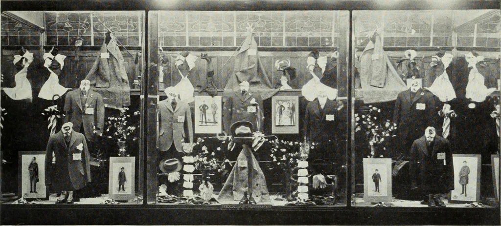 An illustration from Men's wear of Canada (January-December 1916), 1916, leaf 450