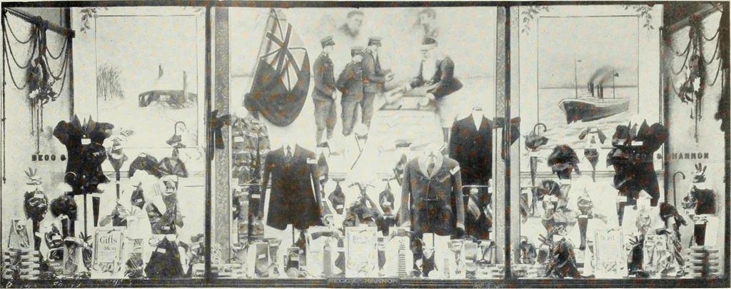 An illustration from Men's wear of Canada (January-December 1916), 1916, leaf 48