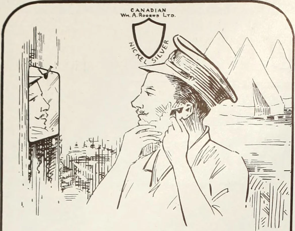 An illustration from Men's wear of Canada (January-December 1916), 1916, leaf 481