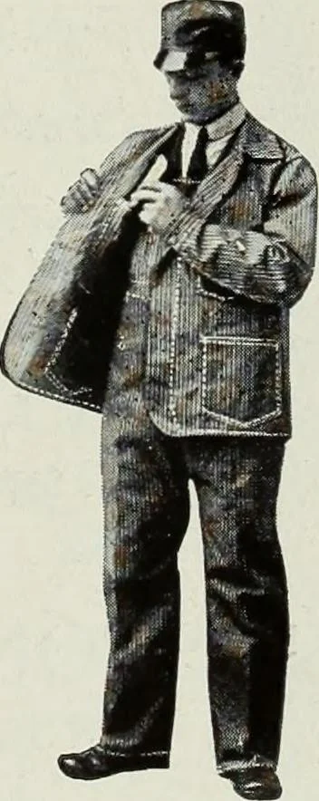 An illustration from Men's wear of Canada (January-December 1916), 1916, leaf 482