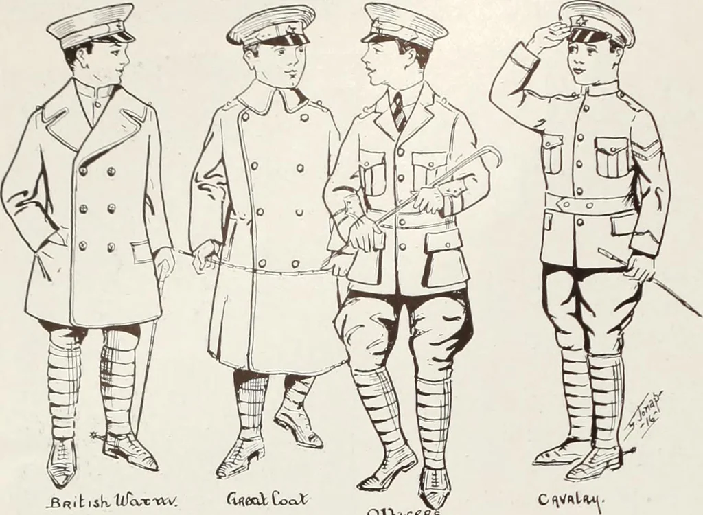 An illustration from Men's wear of Canada (January-December 1916), 1916, leaf 491