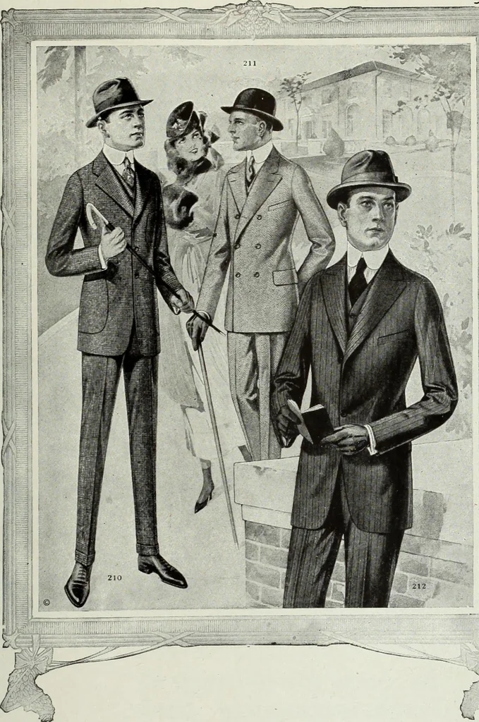 An illustration from Men's wear of Canada (January-December 1916), 1916, leaf 492