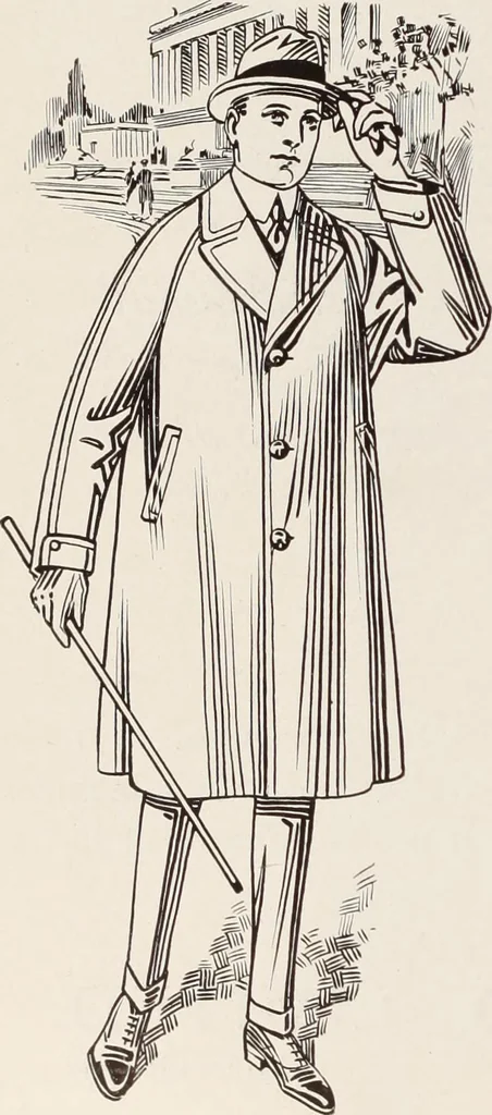 An illustration from Men's wear of Canada (January-December 1916), 1916, leaf 557