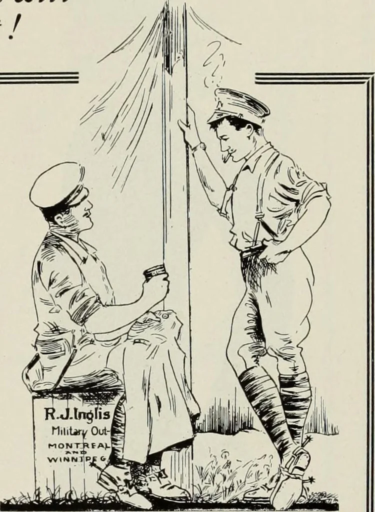 An illustration from Men's wear of Canada (January-December 1916), 1916, leaf 562
