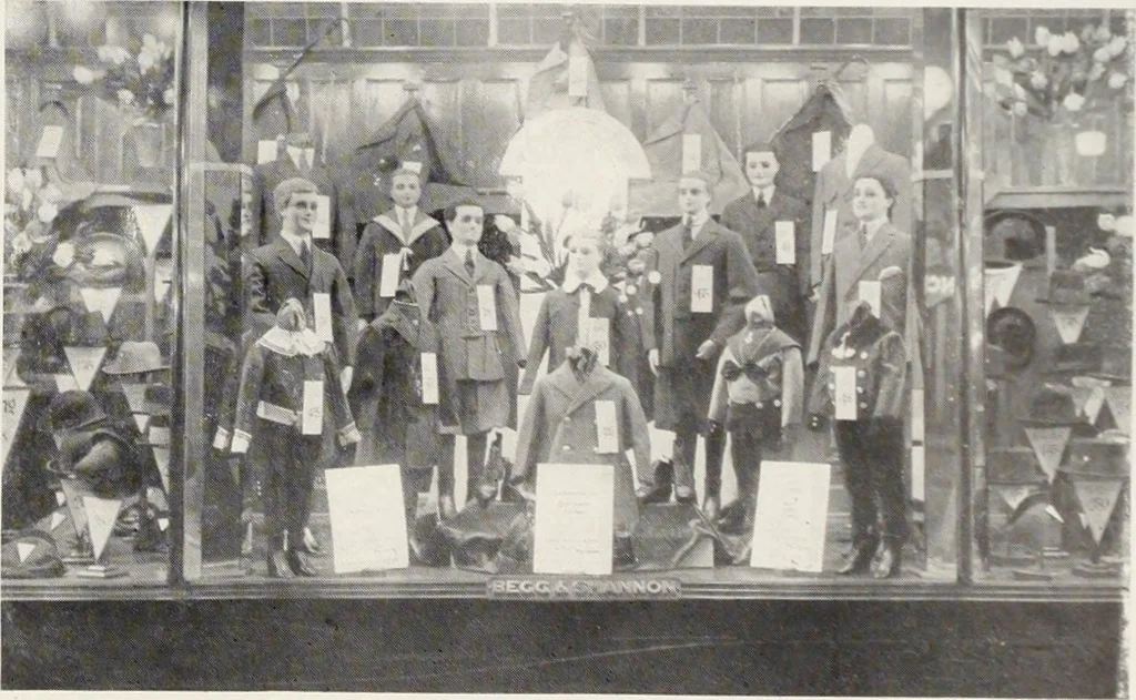 An illustration from Men's wear of Canada (January-December 1916), 1916, leaf 57
