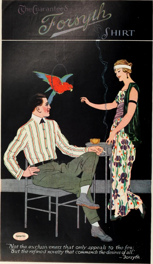 An illustration from Men's wear of Canada (January-December 1916), 1916, leaf 573