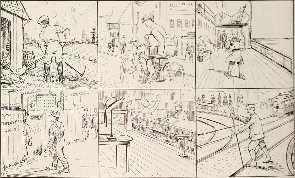 An illustration from Men's wear of Canada (January-December 1916), 1916, leaf 587