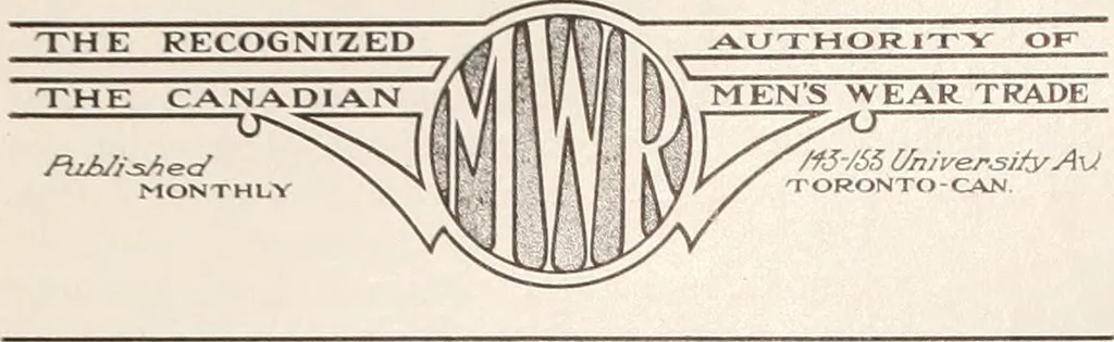 An illustration from Men's wear of Canada (January-December 1916), 1916, leaf 595