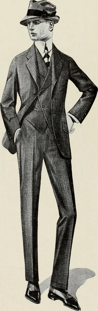 An illustration from Men's wear of Canada (January-December 1916), 1916, leaf 612