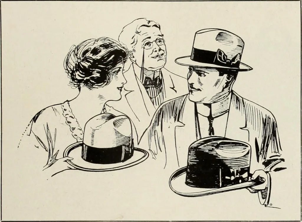 An illustration from Men's wear of Canada (January-December 1916), 1916, leaf 616