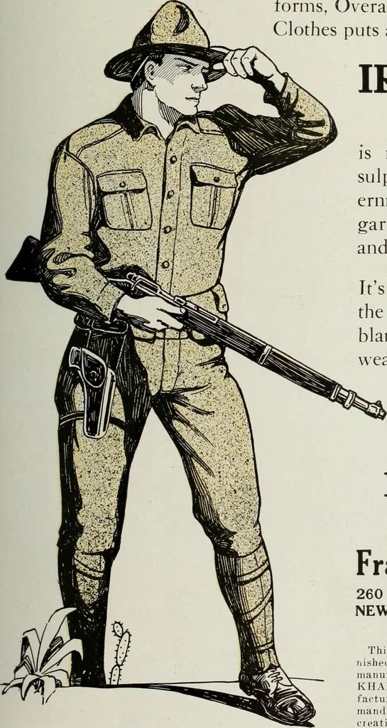 An illustration from Men's wear of Canada (January-December 1916), 1916, leaf 660