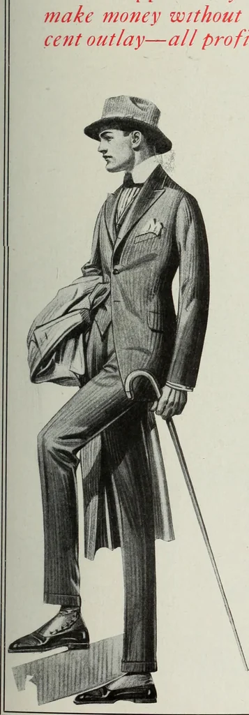 An illustration from Men's wear of Canada (January-December 1916), 1916, leaf 700