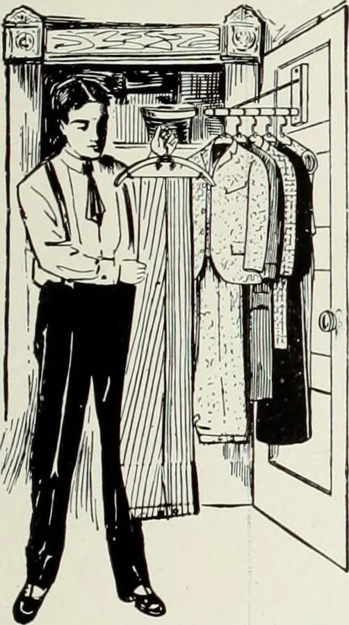 An illustration from Men's wear of Canada (January-December 1916), 1916, leaf 72