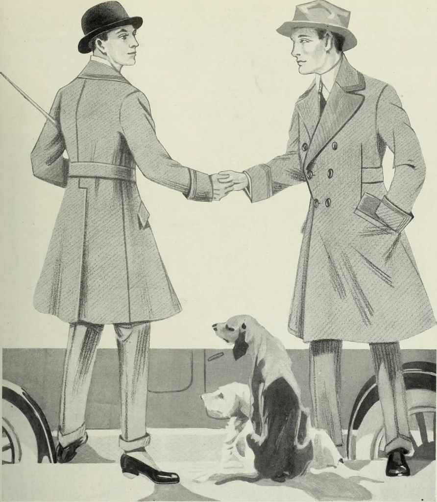 An illustration from Men's wear of Canada (January-December 1916), 1916, leaf 724