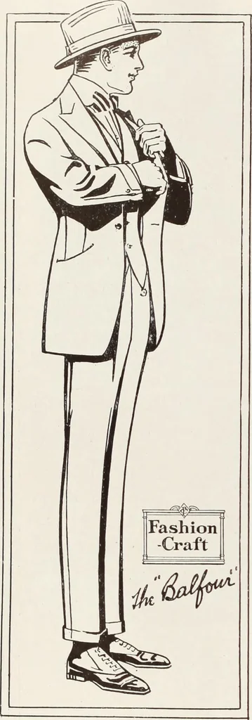 An illustration from Men's wear of Canada (January-December 1916), 1916, leaf 725