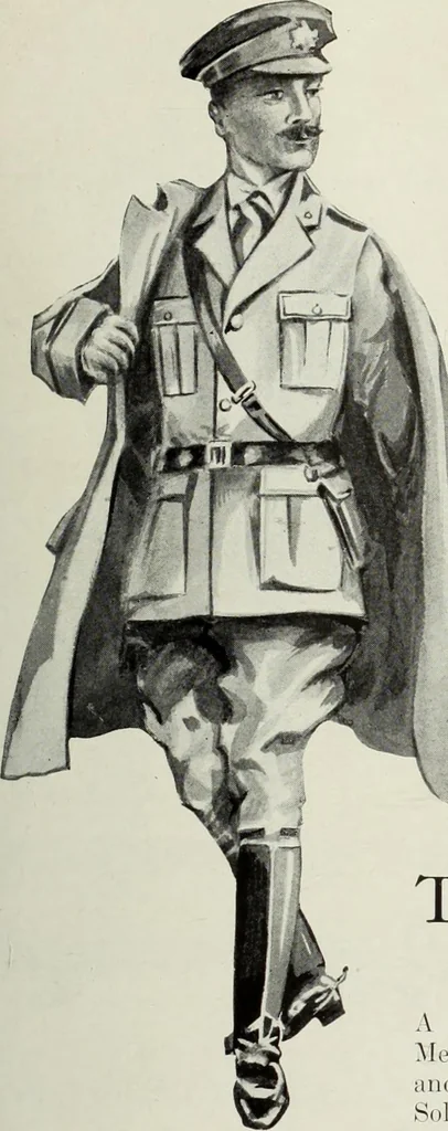 An illustration from Men's wear of Canada (January-December 1916), 1916, leaf 728