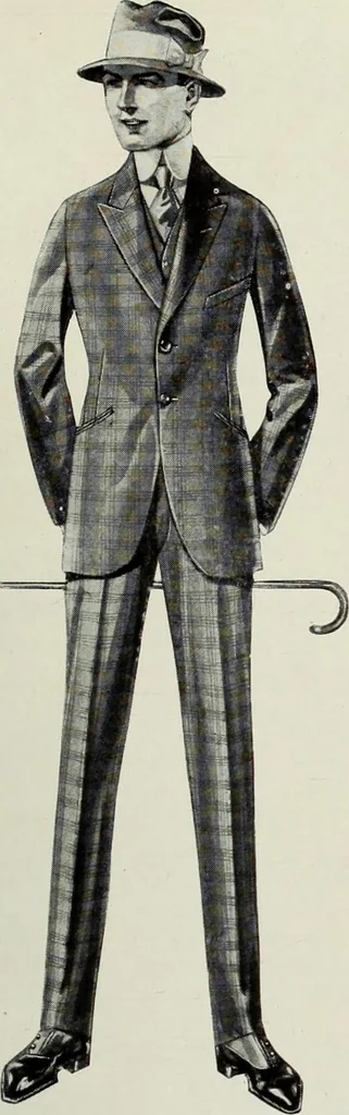 An illustration from Men's wear of Canada (January-December 1916), 1916, leaf 730