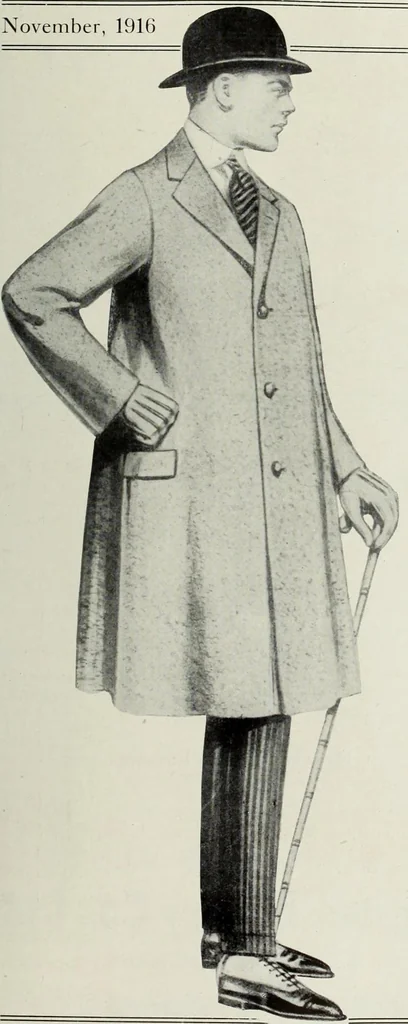 An illustration from Men's wear of Canada (January-December 1916), 1916, leaf 732