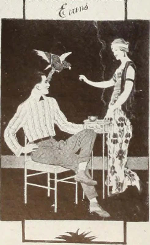An illustration from Men's wear of Canada (January-December 1916), 1916, leaf 747
