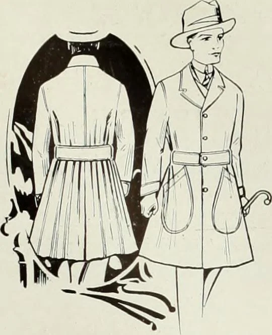 An illustration from Men's wear of Canada (January-December 1916), 1916, leaf 758