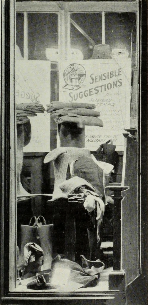 An illustration from Men's wear of Canada (January-December 1916), 1916, leaf 758