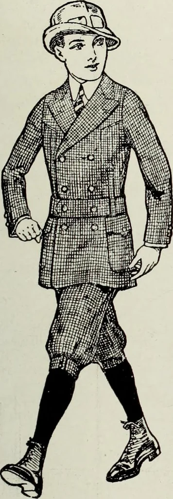 An illustration from Men's wear of Canada (January-December 1916), 1916, leaf 770