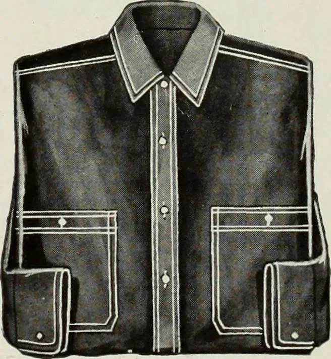 An illustration from Men's wear of Canada (January-December 1916), 1916, leaf 798