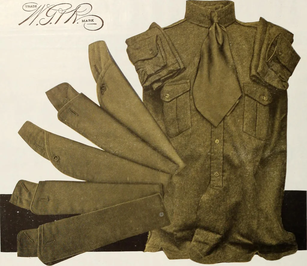 An illustration from Men's wear of Canada (January-December 1916), 1916, leaf 805