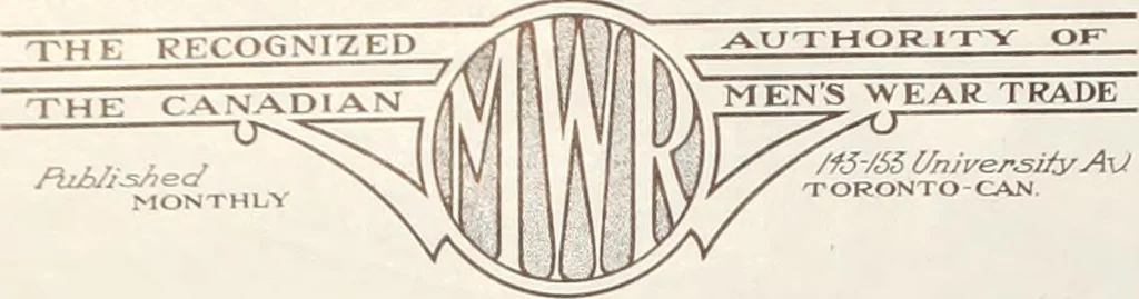An illustration from Men's wear of Canada (January-December 1916), 1916, leaf 813