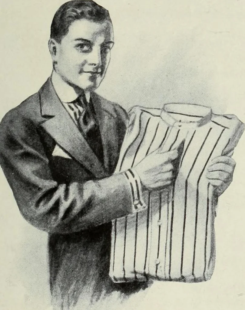 An illustration from Men's wear of Canada (January-December 1916), 1916, leaf 850