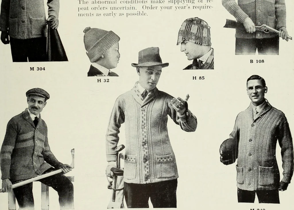 An illustration from Men's wear of Canada (January-December 1916), 1916, leaf 86